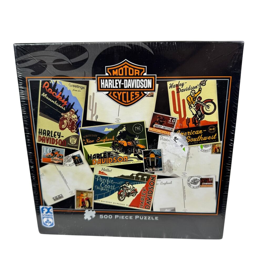 FX Schmid Harley-Davidson (500 Piece) Puzzle HD destinations NEW Sealedβ